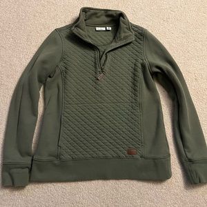 L.L.Bean Quilted Quarter Zip Pullover